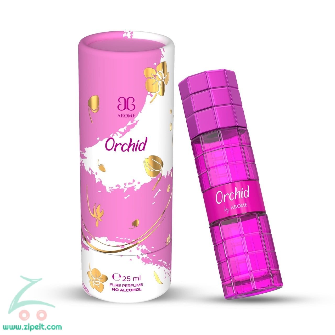 Arome Orchid Attar 25 ml – Floral, Alcohol-Free Roll-On Perfume with Citrus & Musk | Arome World